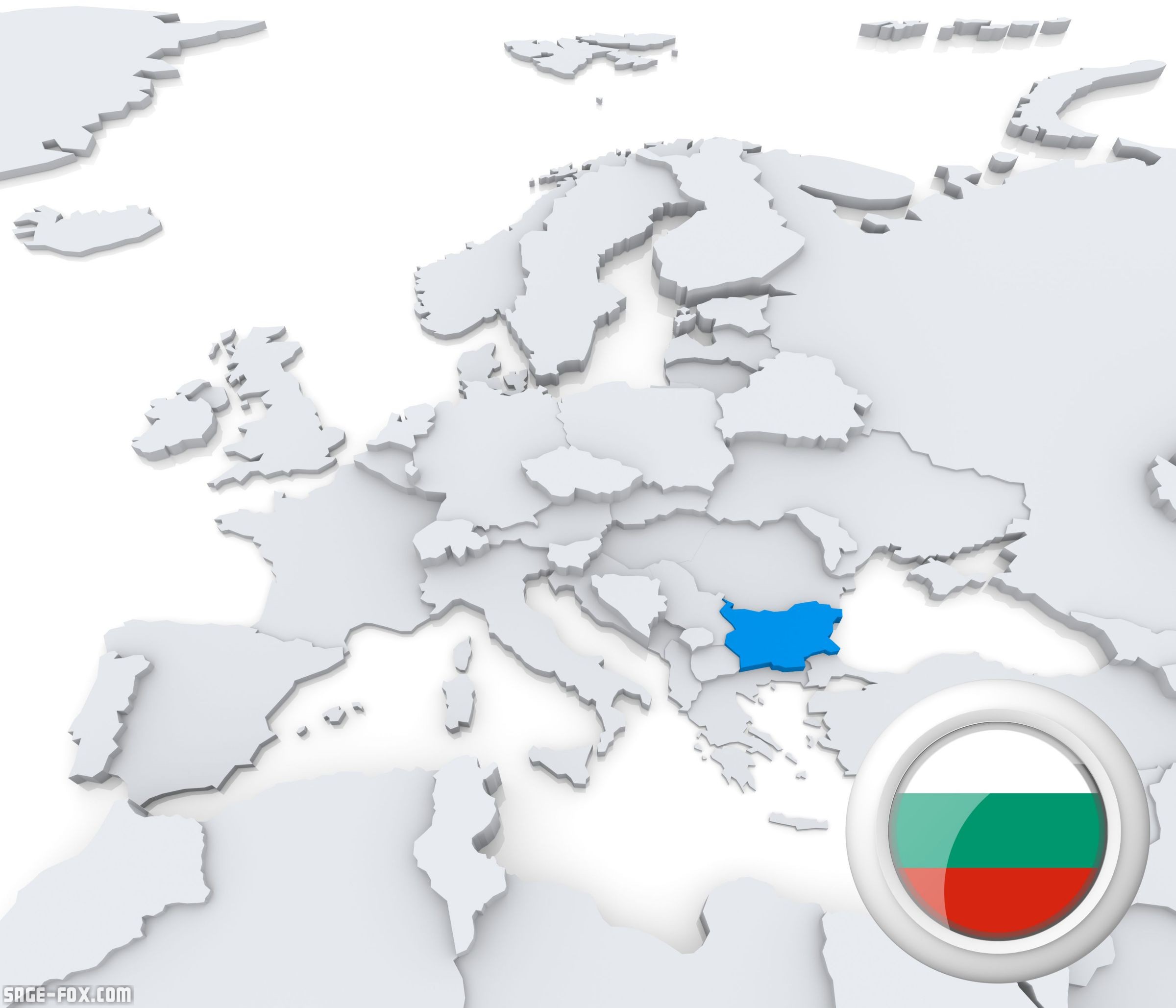 болгария на карте европы
